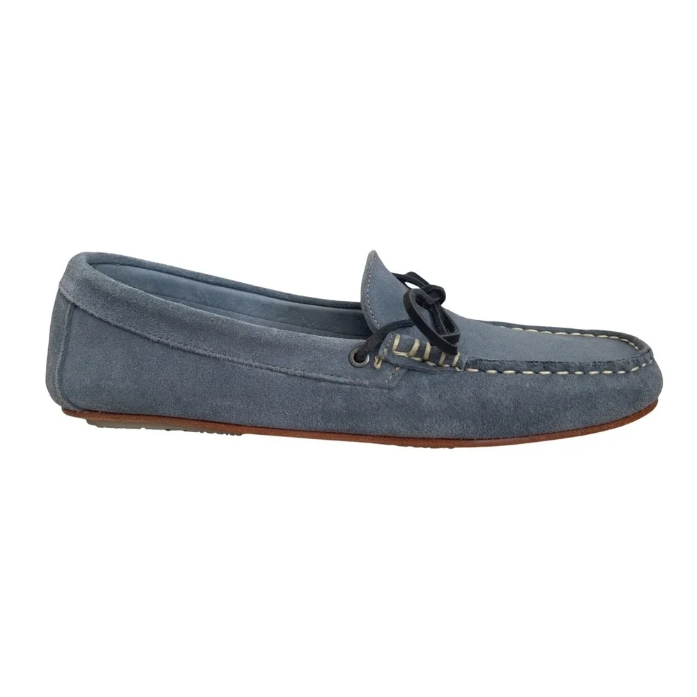 ALLEN EDMONDS Super Sport Blue Suede Moccasin Driving LoaferEXCELLENT CONDITION!